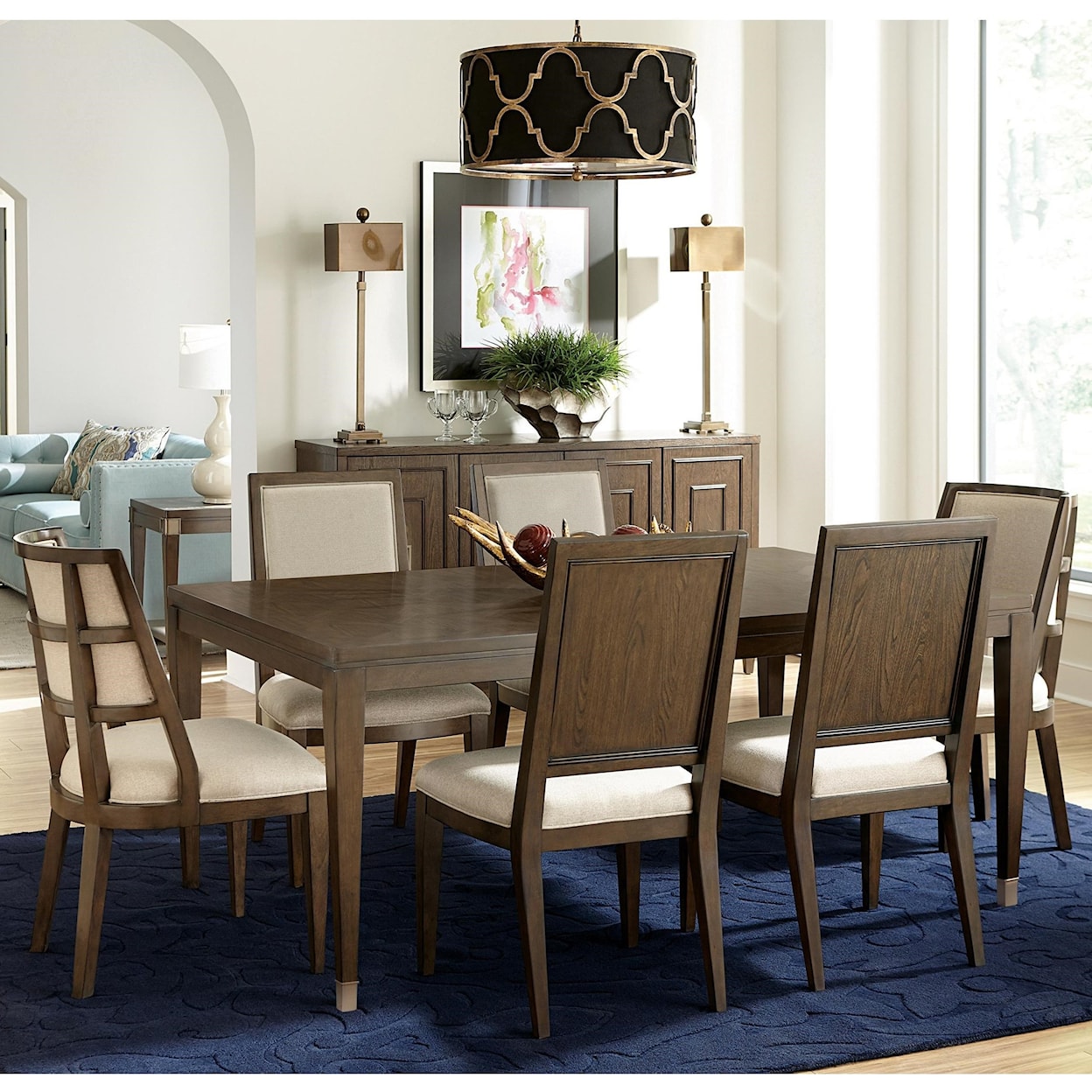 Riverside Furniture Monterey 7-Piece Table and Chair Set