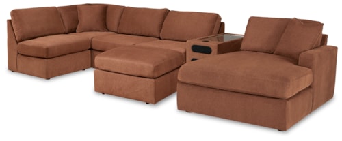 6-Piece Sectional With Chaise And Ottoman