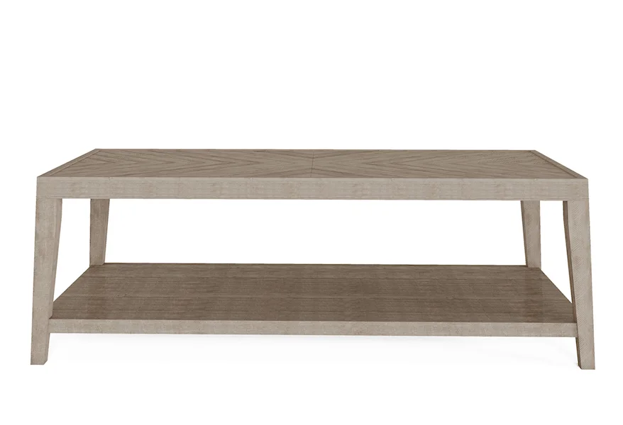 Chevron Rectangular Coffee Table by Flexsteel Wynwood Collection at Steger's Furniture
