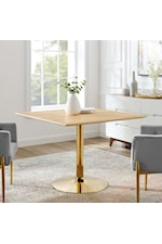 Modway Verne 28" Artificial Marble Dining Table