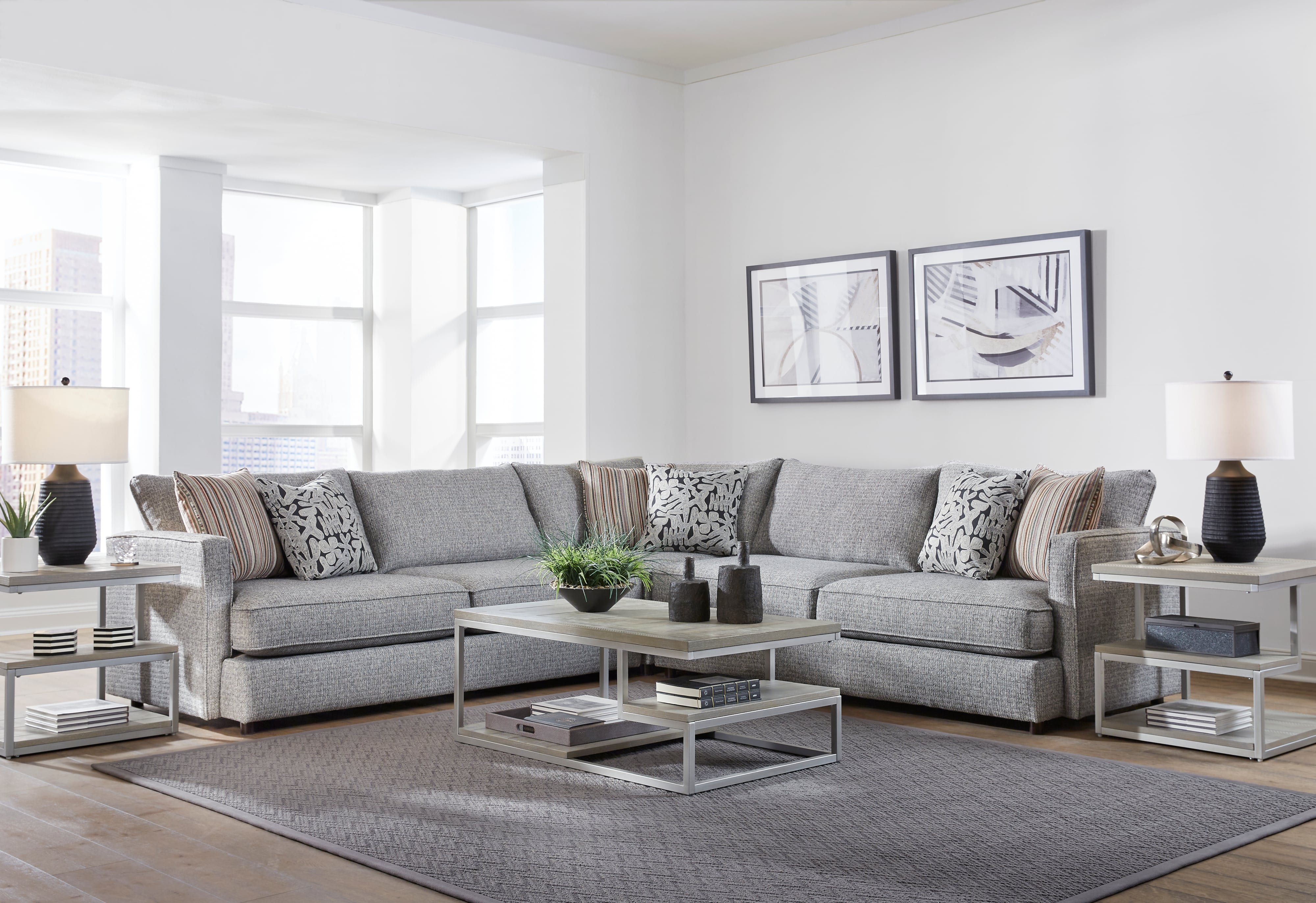 4-Seat Sectional Sofa