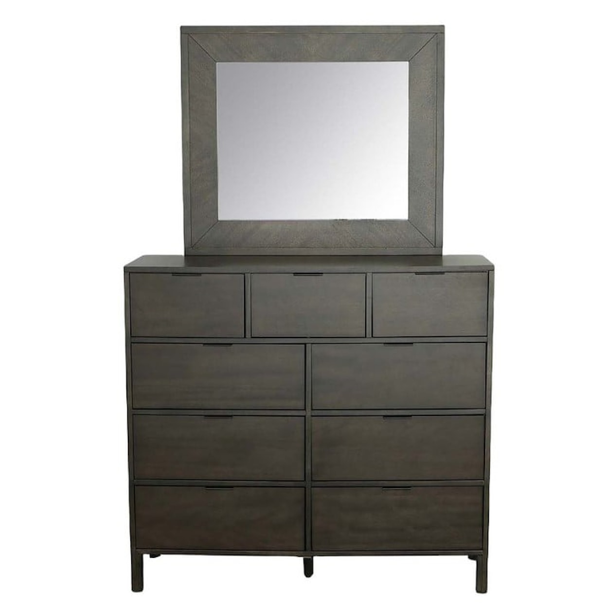 Progressive Furniture Strategy Dresser & Mirror Set