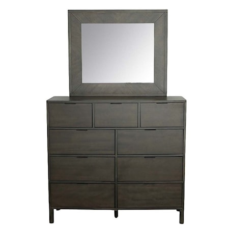 Dresser & Mirror Set