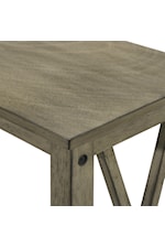 New Classic Eden Contemporary End Table with Shelf