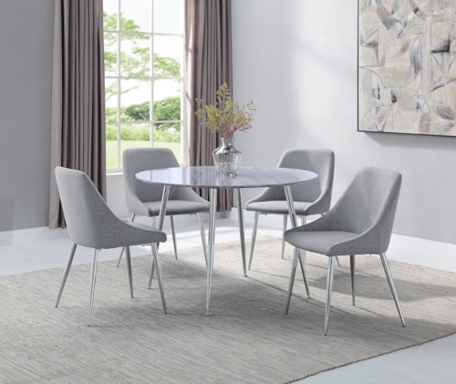 Tola 5-Piece Contemporary Dining Set