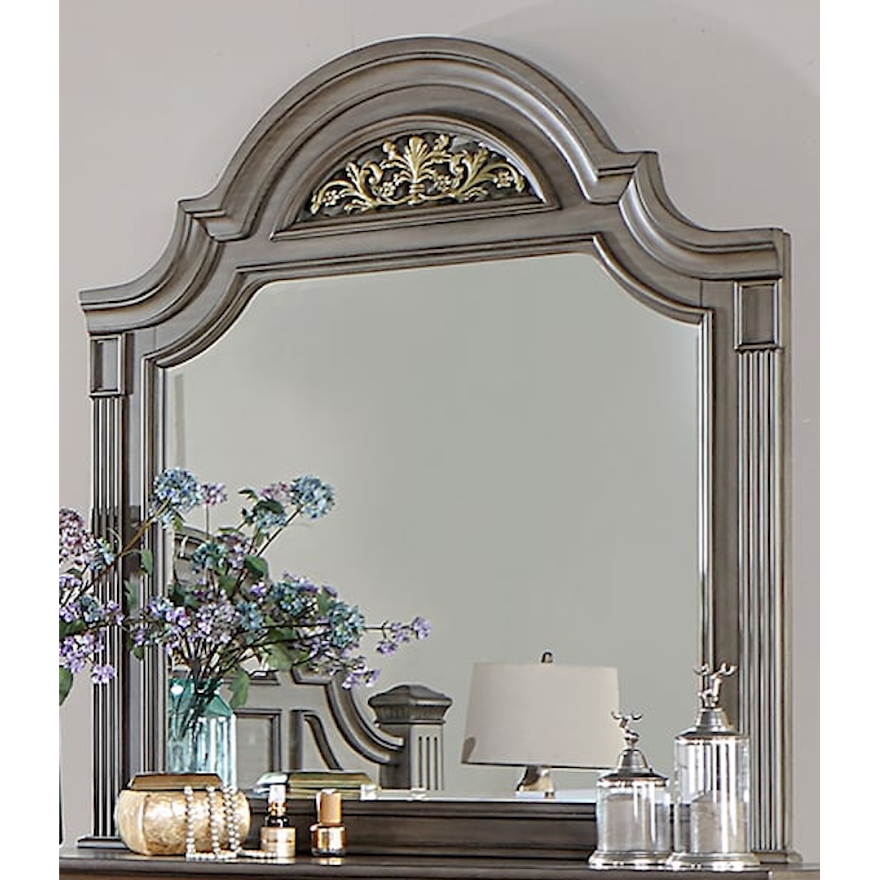 Furniture of America Syracuse Dresser Mirror