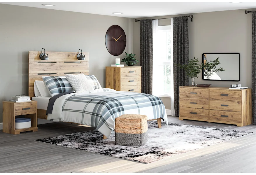 Larstin Twin 4-Piece Bedroom Set by Signature Design by Ashley at Furniture Fair - North Carolina