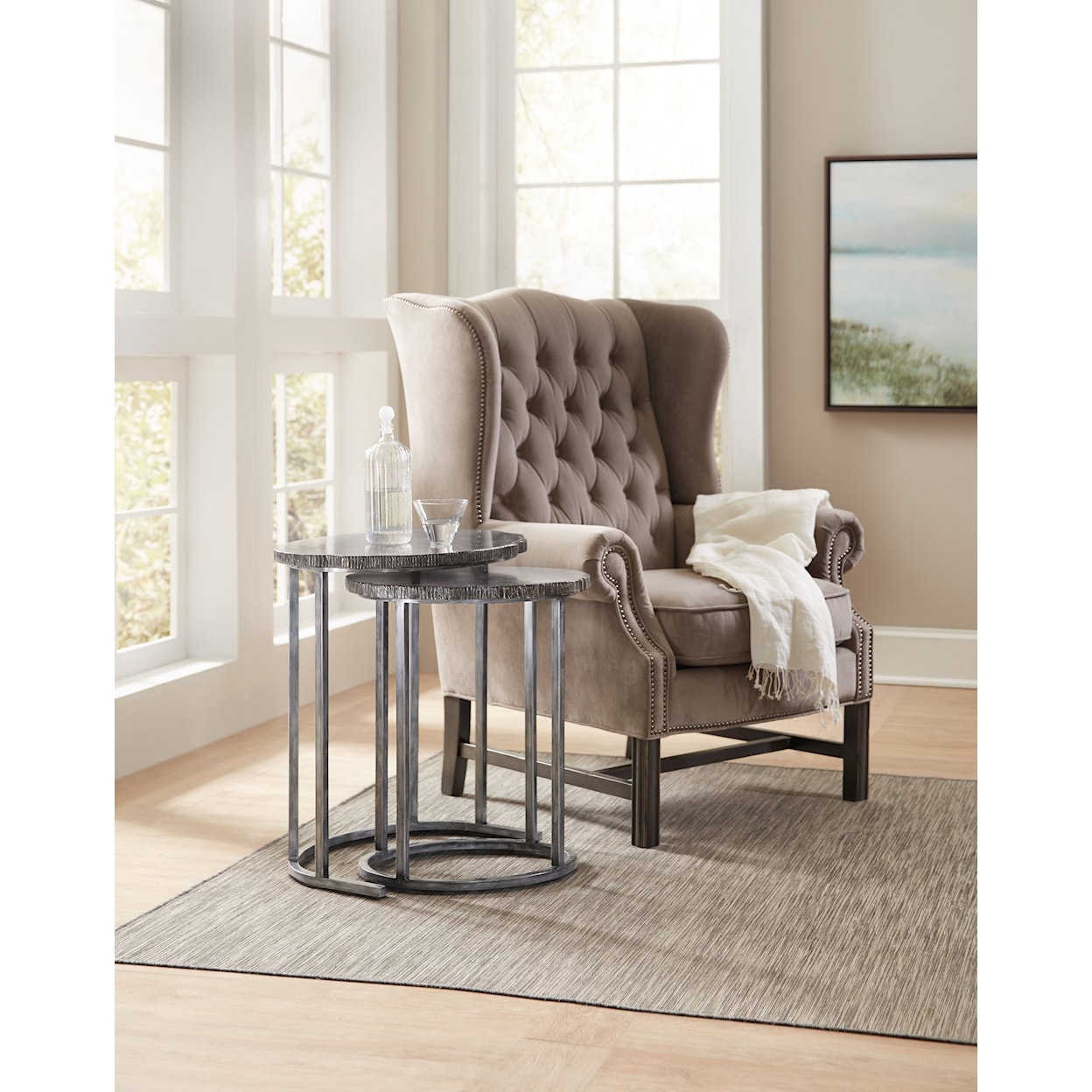 Hooker Furniture Living Room Accents Nesting Tables