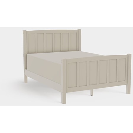 American Craftsman Queen Panel Bed with High Footboard