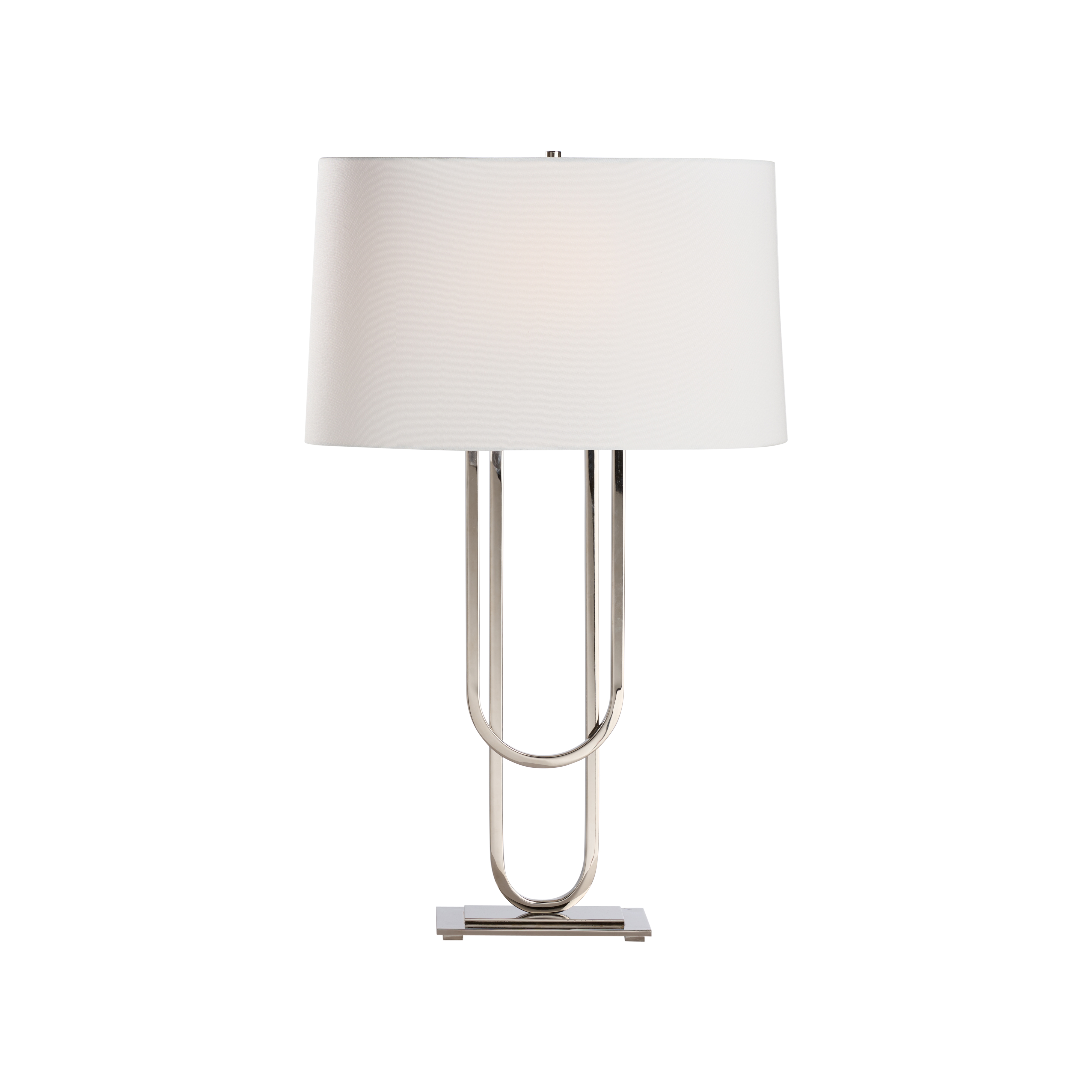 Chelsea House Jamie Merida Odeon Table Lamp - Polished Nickel