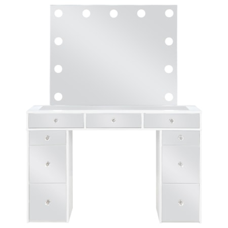 Regina Makeup Vanity Table Set w/ Lighting