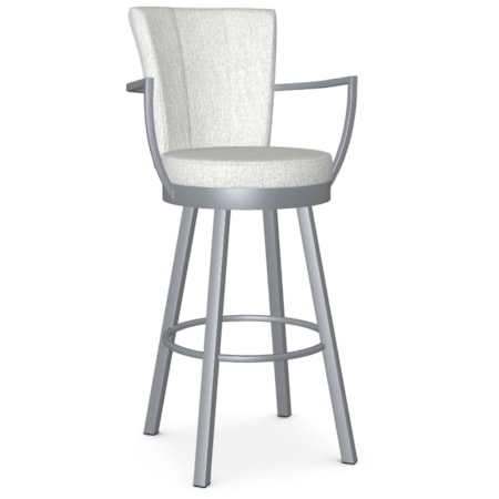 Contemporary Bar Height Swivel Stool