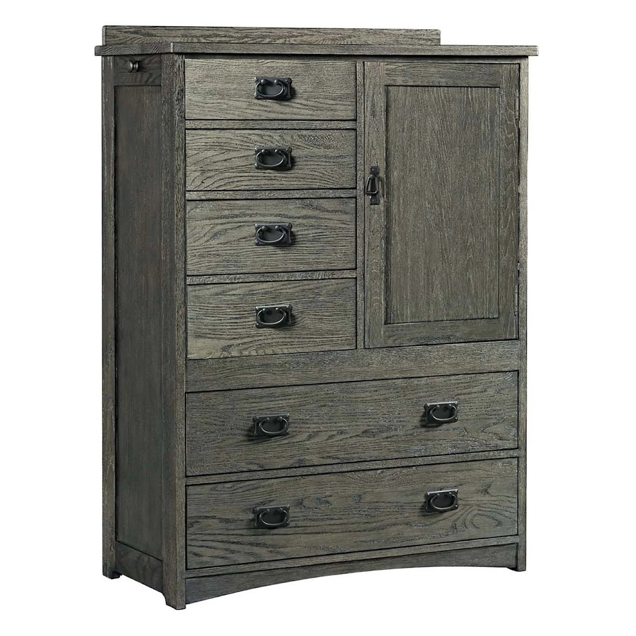 Intercon Oak Park 6-Drawer Chest with Door