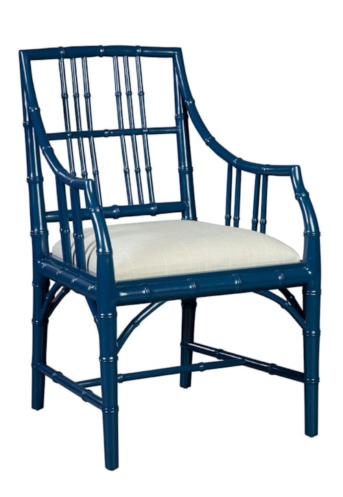 Coastal Riley Arm Chair with Spindle Back