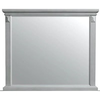 Framed Dresser Mirror with Fluted Pilasters