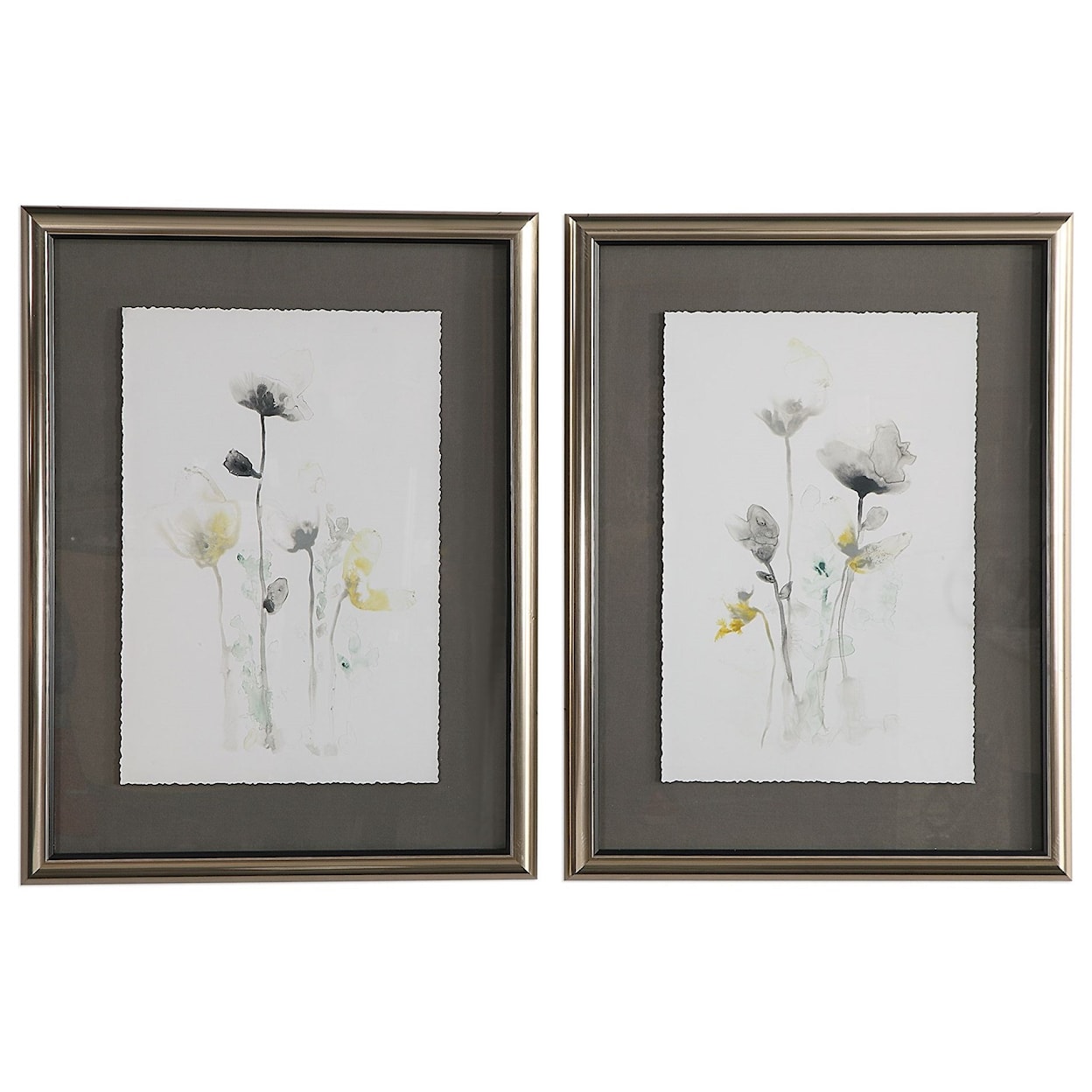 Uttermost Framed Prints Stem Illusion Framed Prints, S/2