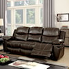 Furniture of America Listowel Reclining Sofa