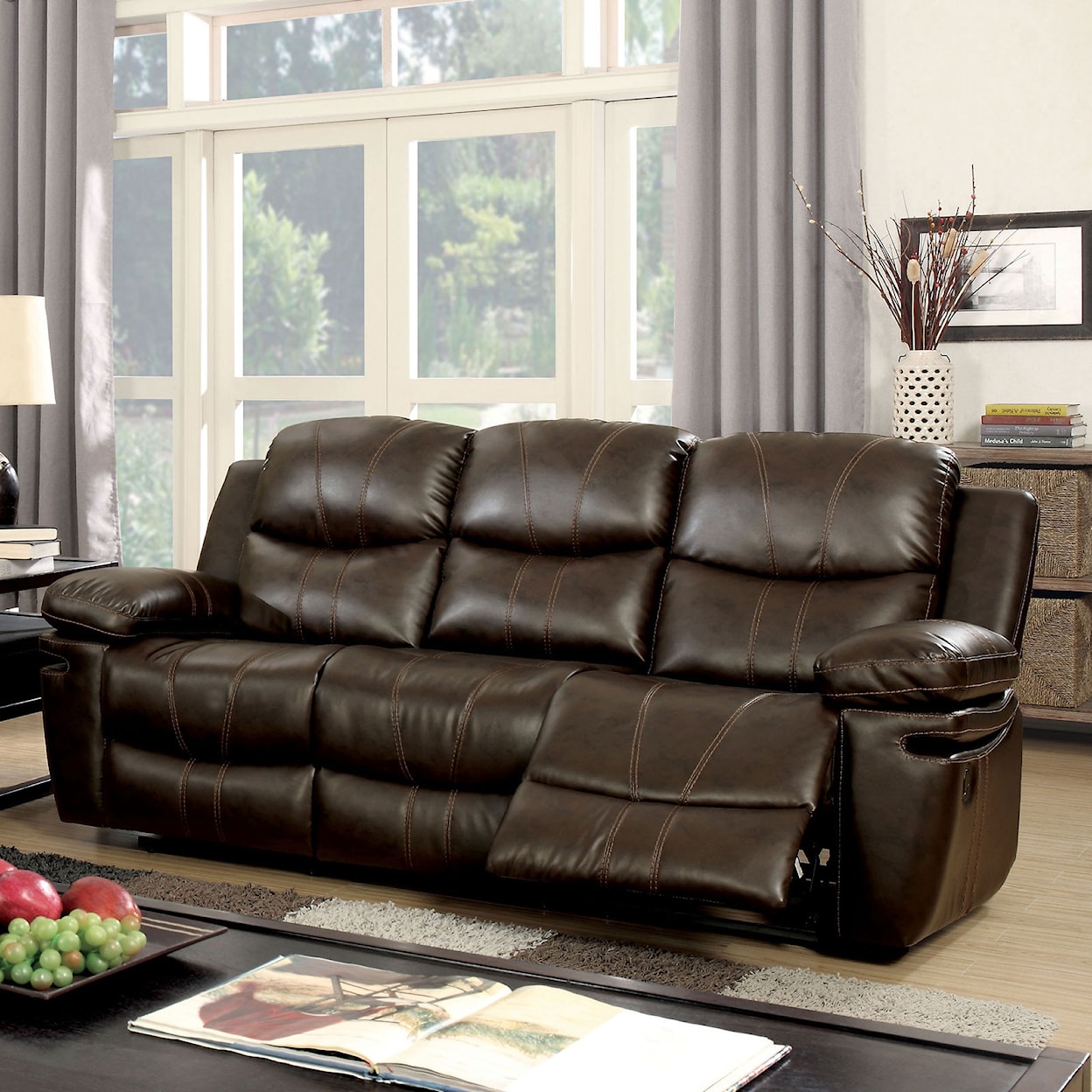 Furniture of America - FOA Listowel Reclining Sofa