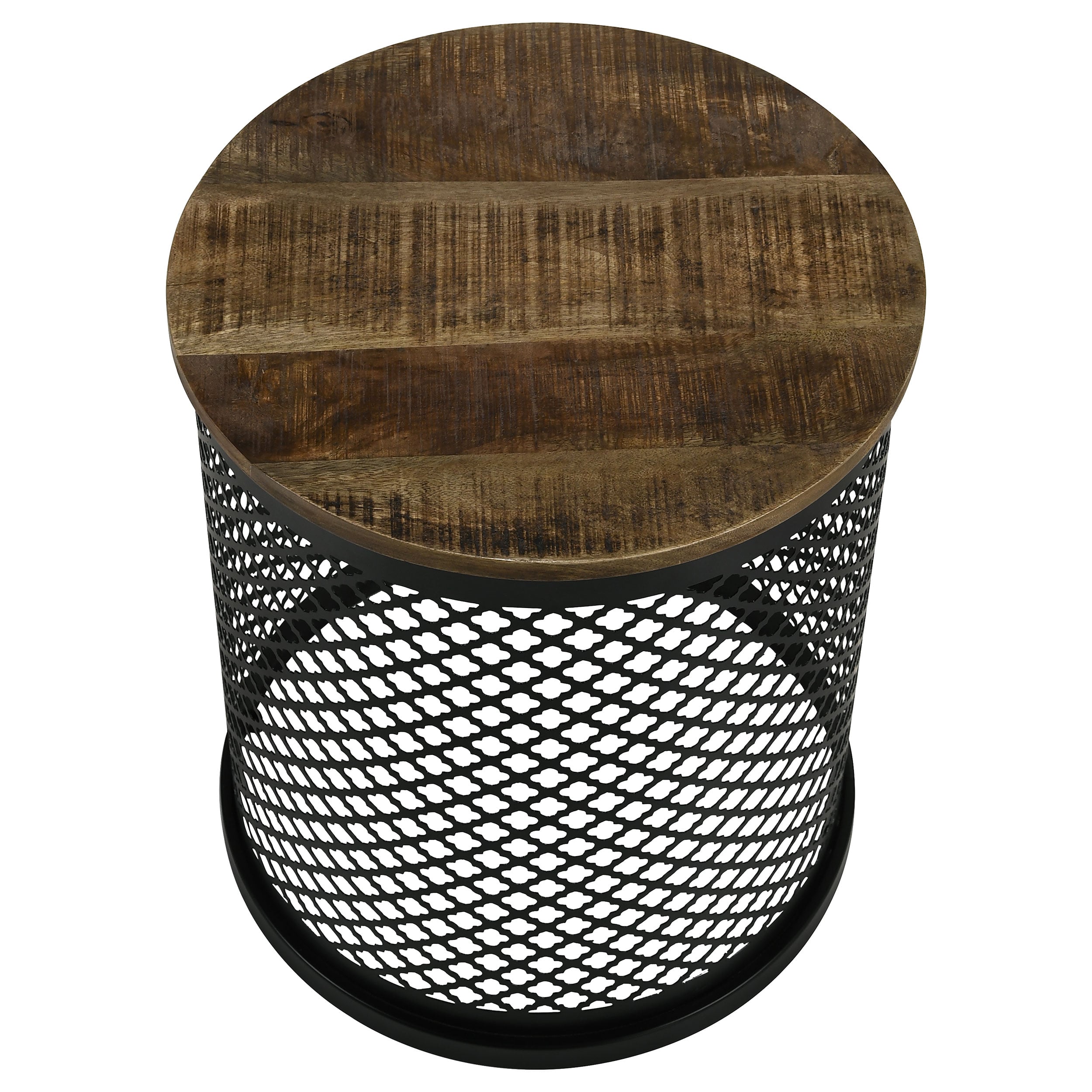 Coaster Aurora Aurora Drum Base Accent Side Table and