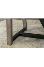 Mueblos International Blacksmith Transitional Rectangular Dining Table