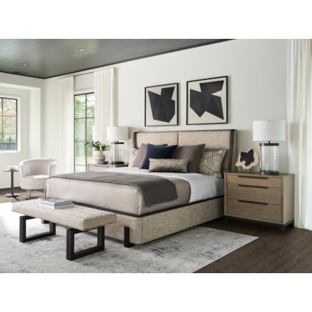 Upholstered King Bed