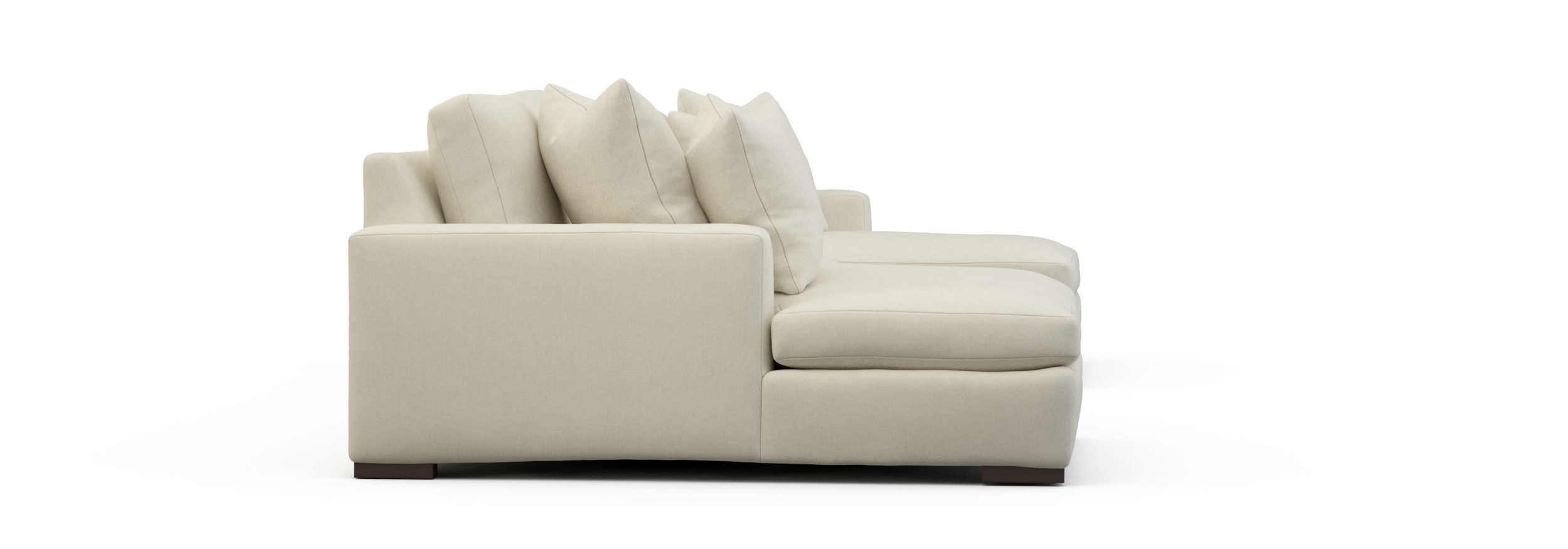 3-Piece Sectional with Chaises