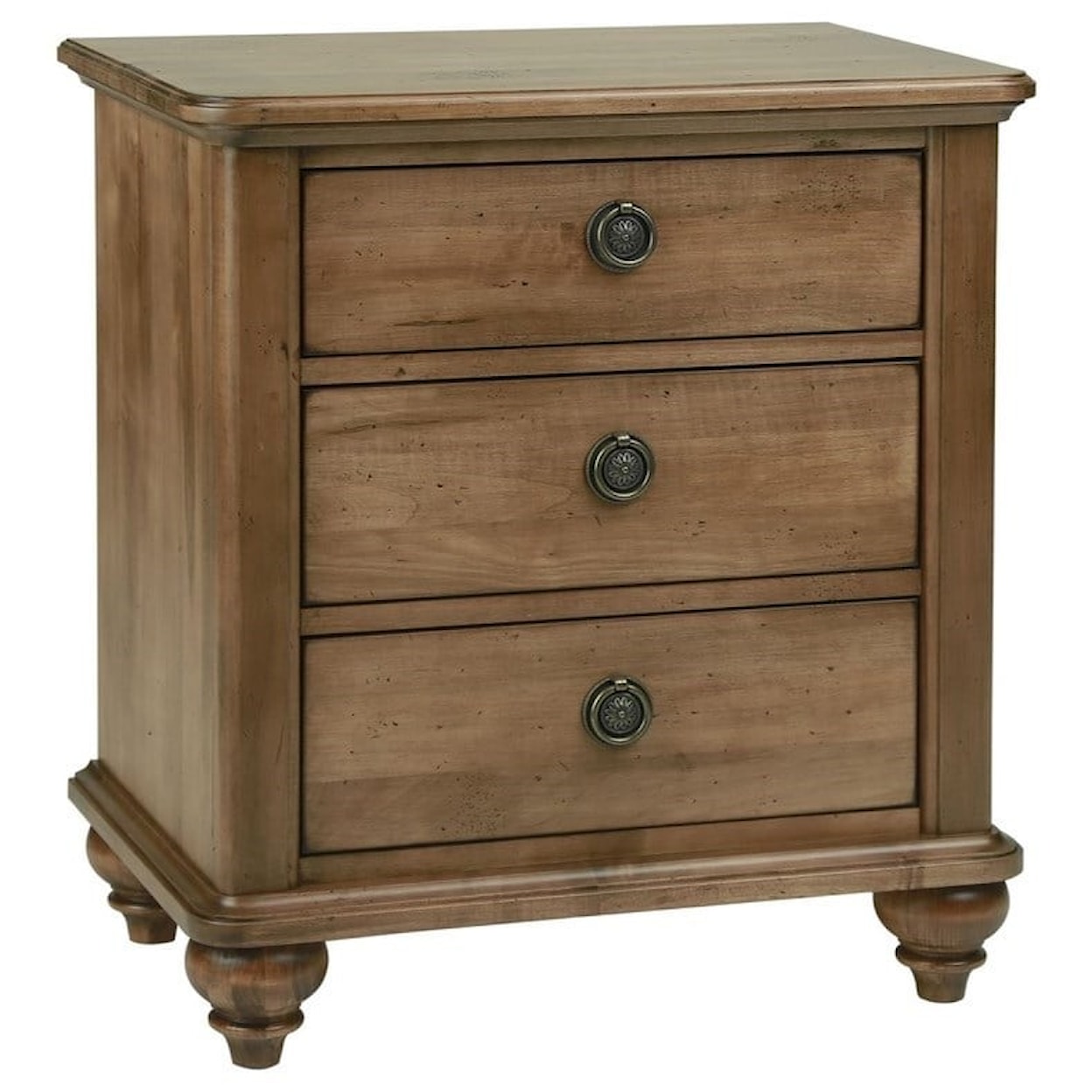 Durham Furniture Millcroft 3-Drawer Nightstand