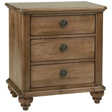 3-Drawer Nightstand