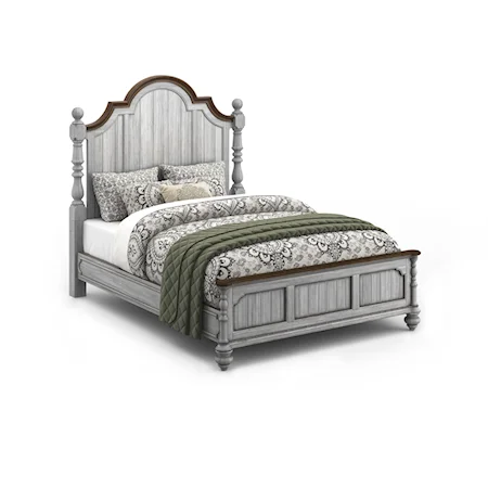 Relaxed Vintage Queen Poster Bed