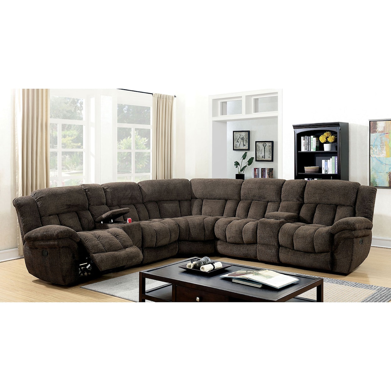 Furniture of America - FOA Irene Sectional Sofa