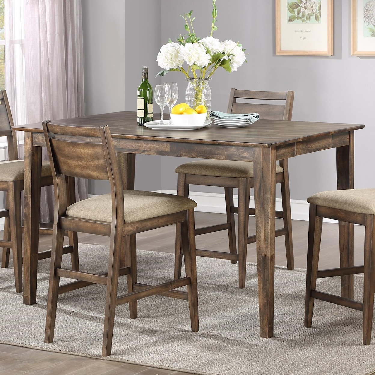 Winners Only Zoey Counter Height Dining Table