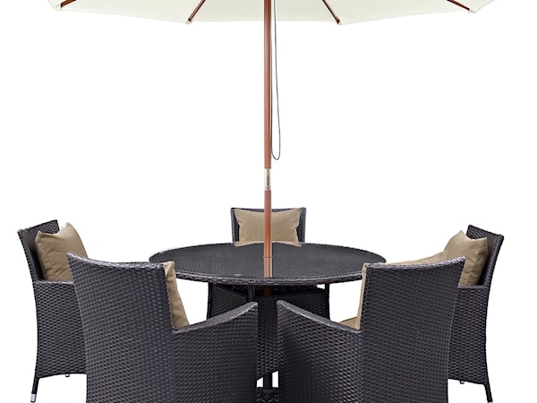 Outdoor 7 Piece Dining Set