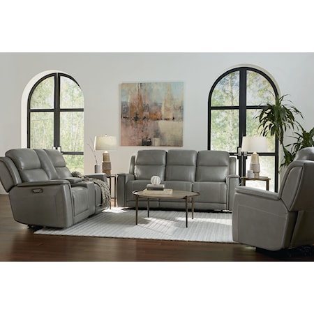 Power Reclining Console Loveseat