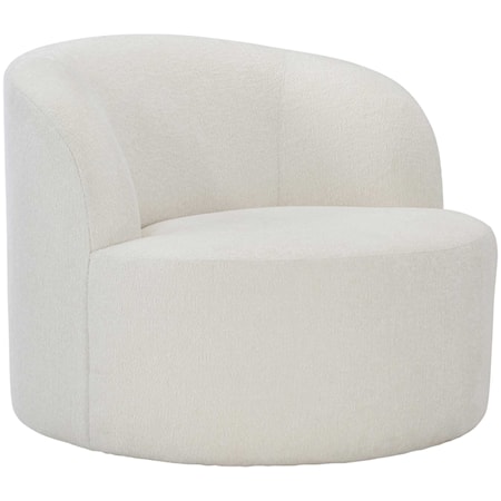 Elle Fabric Swivel Chair