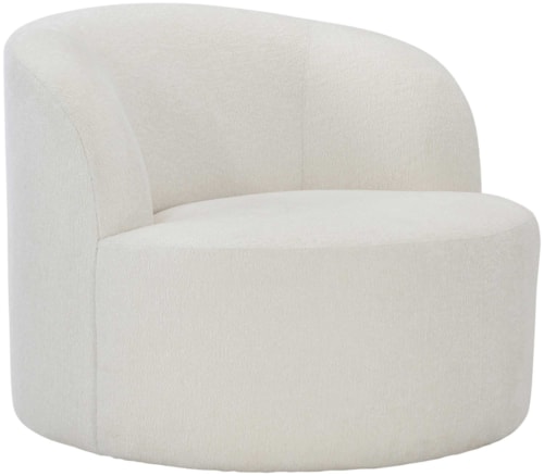 Elle Fabric Swivel Chair