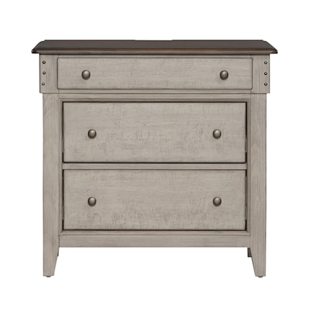 3-Drawer Bedside Chest