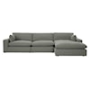 JB King Elyza 3-Piece Modular Sectional with Chaise