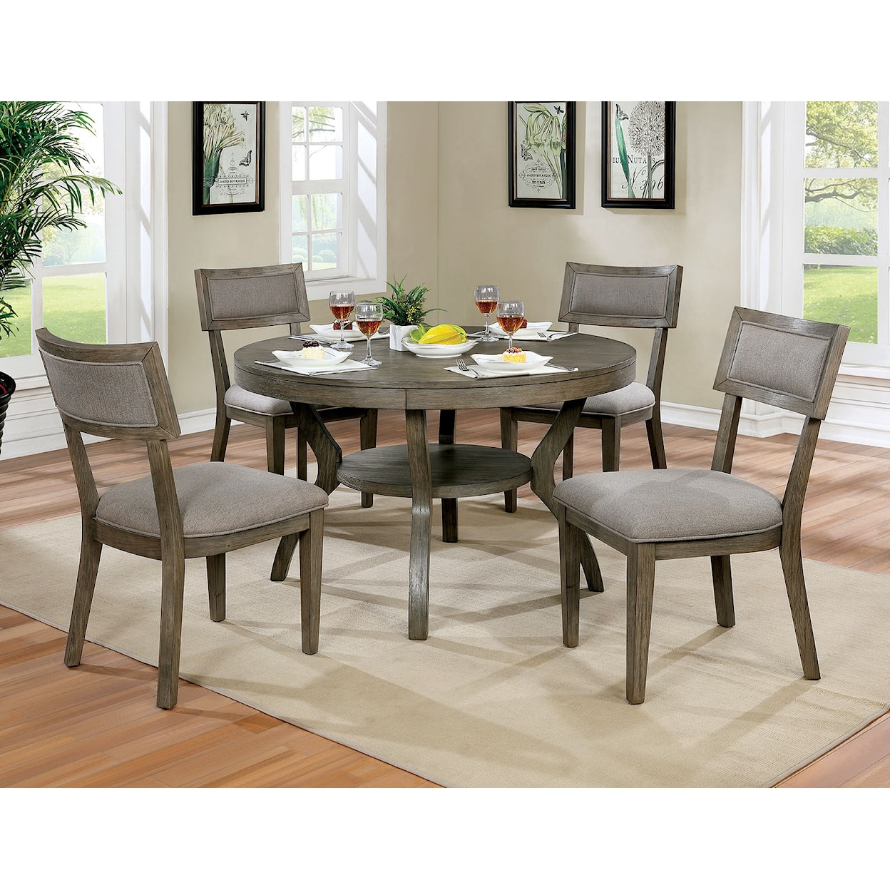 FUSA Leeds Round Dining Table