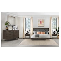 Contemporary 4-Piece King Bedroom Set