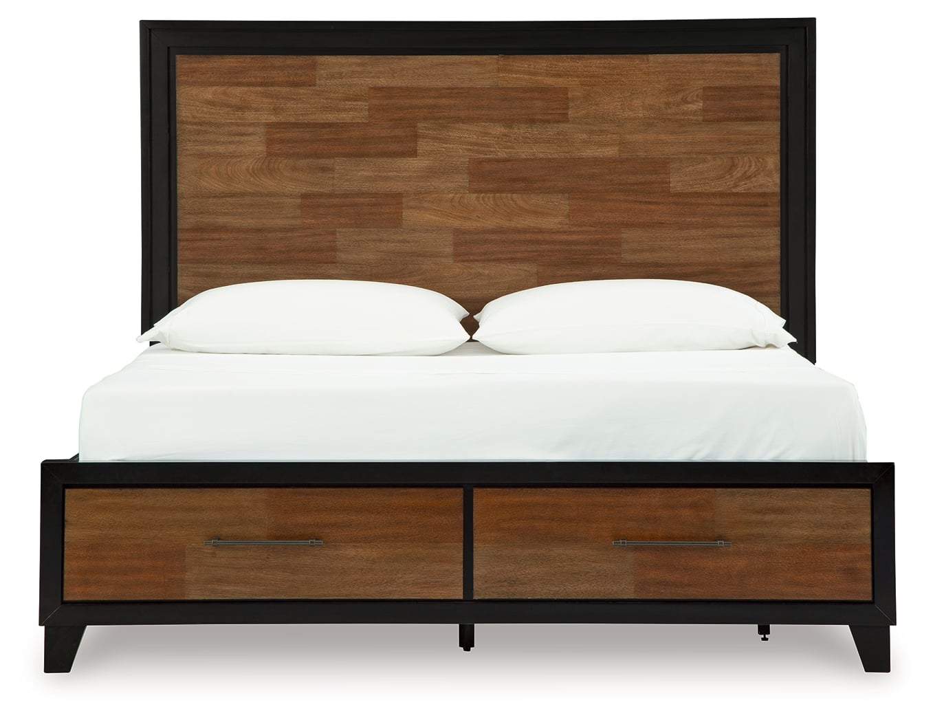 Queen Panel Storage Bed