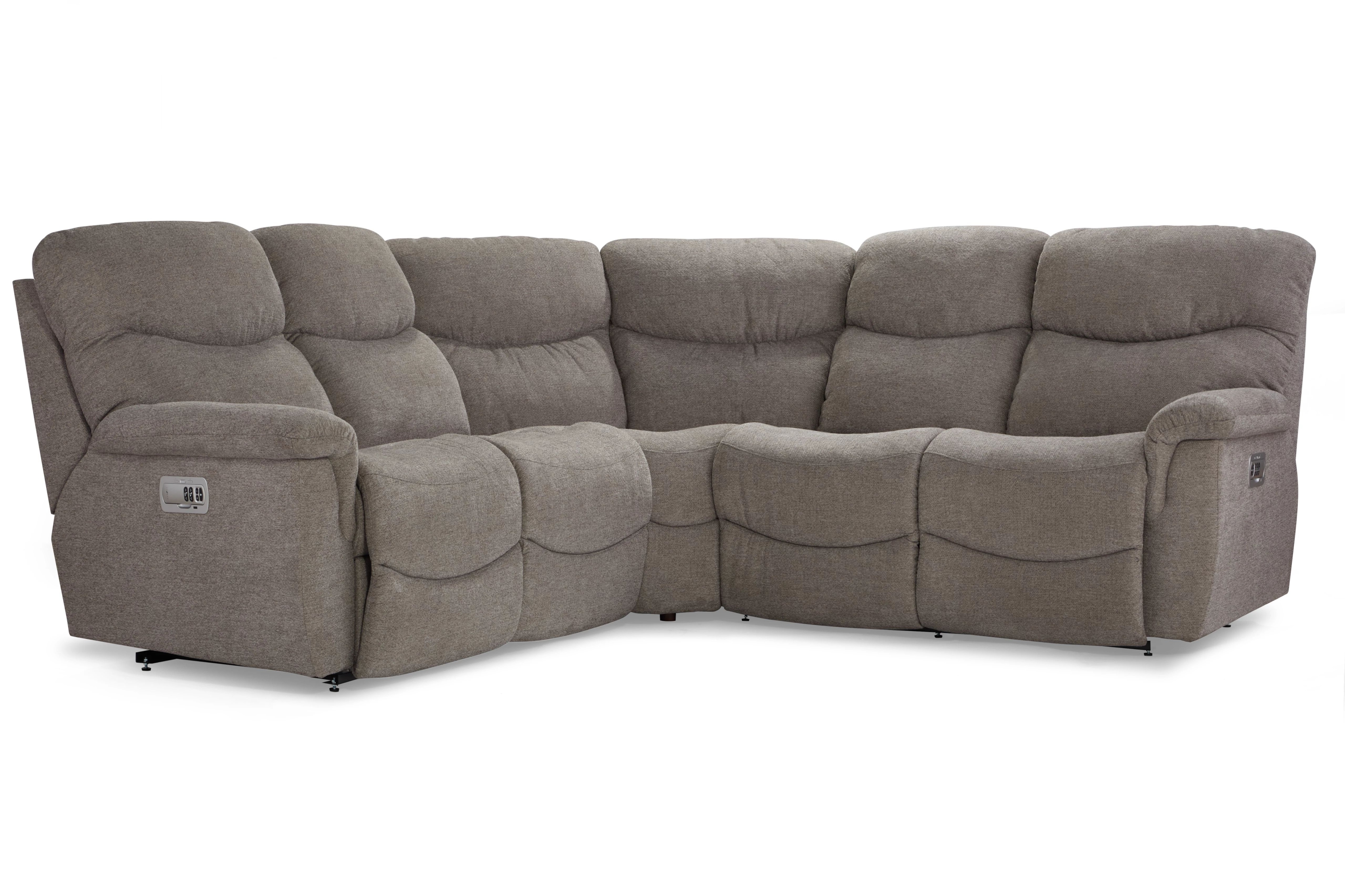 4 Pc Pwr Reclining Sectional w/ Pwr Head