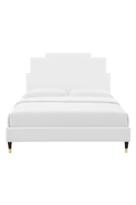 Modway Lindsey Performance Velvet Queen Platform Bed