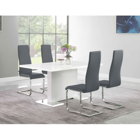 Anges 5-piece Dining Table Set