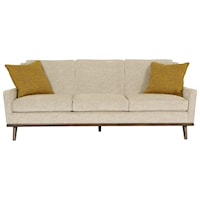 Mid-Century Modern Sofa with Splayed Legs