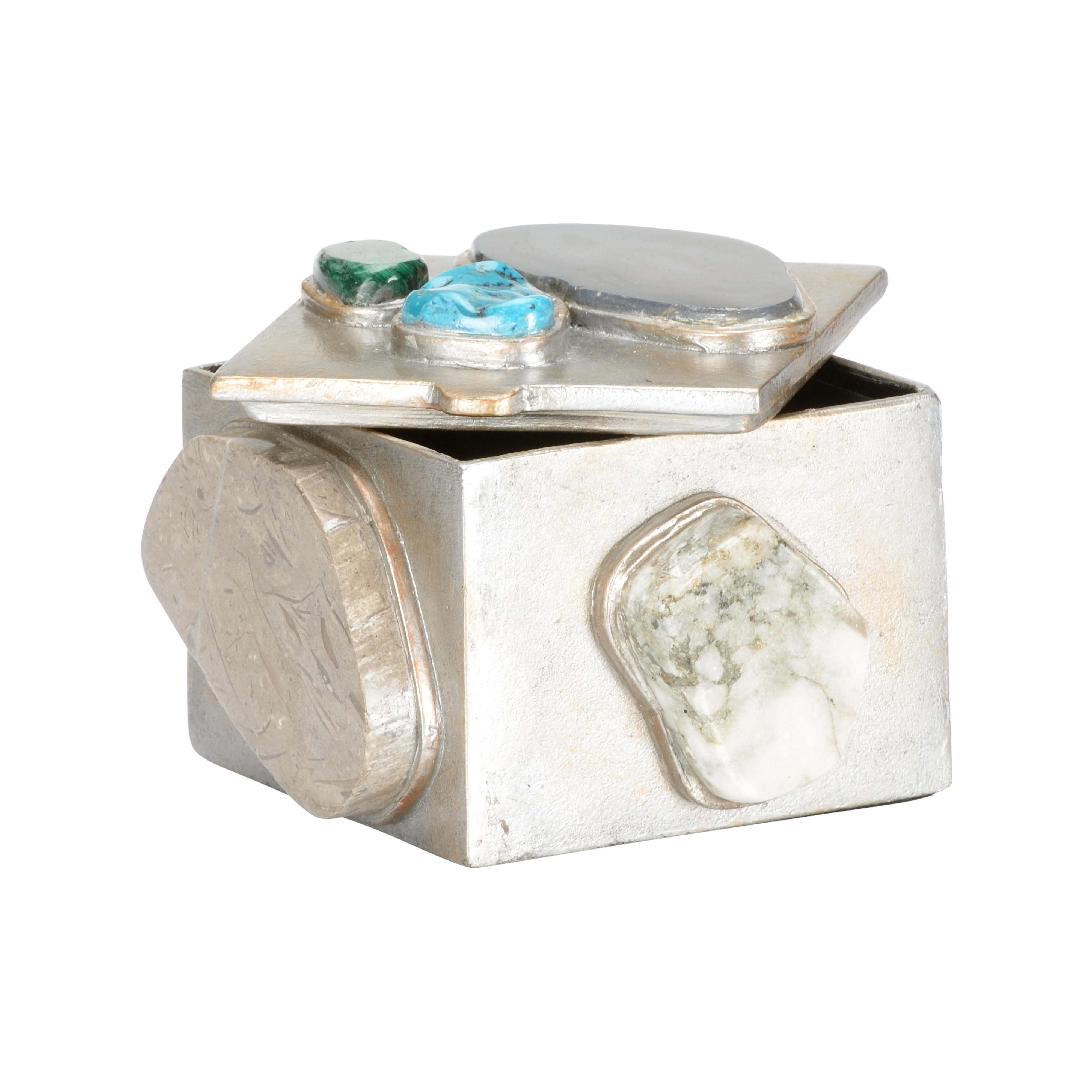 Chelsea House Chelsea House Misc Caribbean Gold Jewelry Box-Square (Lg)