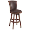 Armen Living Raleigh 26" Counter Height Swivel Wood Barstool