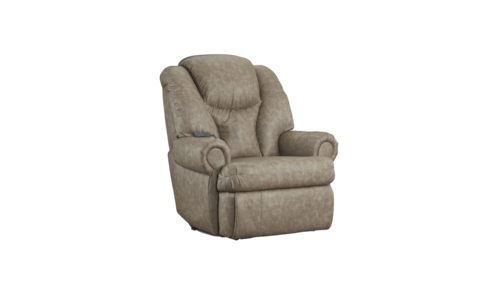 Casual Power Recliner in Taupe