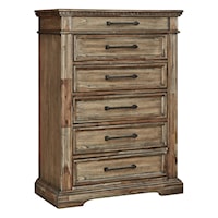 Chest of Drawers with Dentil Molding