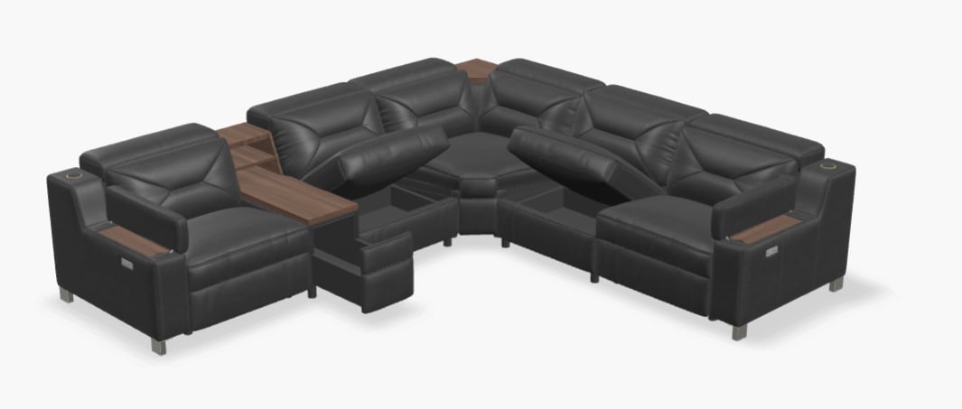 Palliser Apex 5-seat Sleeper Sectional
