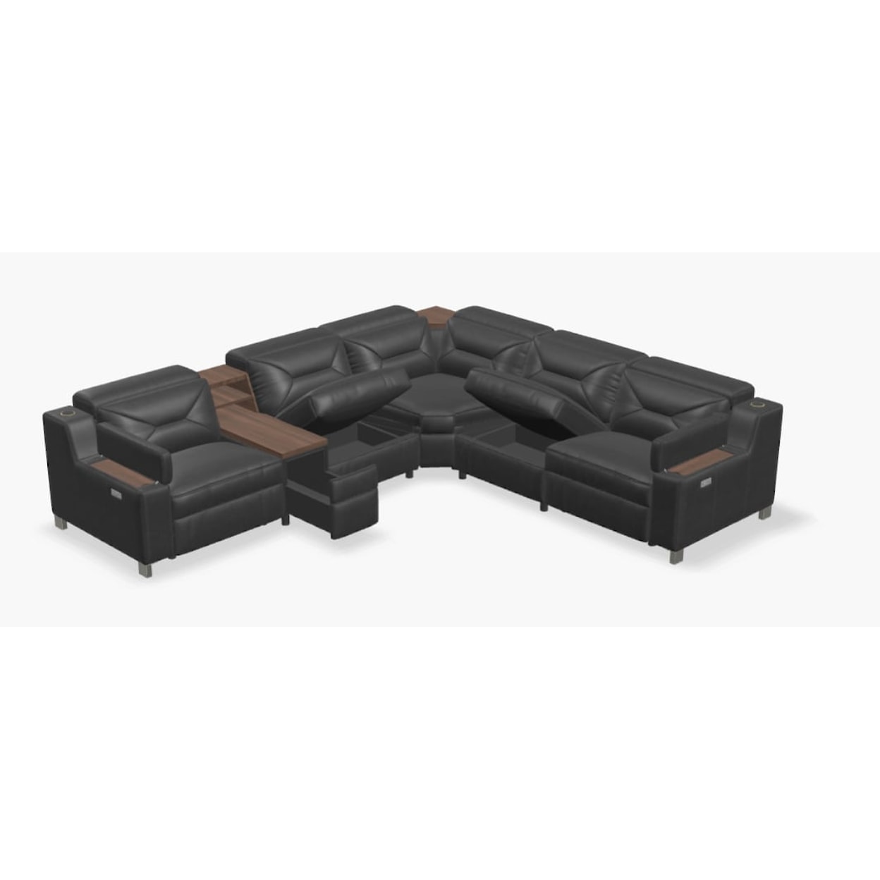 Palliser Apex 5-seat Sleeper Sectional